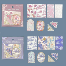 Load image into Gallery viewer, Sticker Selection &quot;Pink Roses/Blue Roses&quot; Sheets &amp; Flake sticker
