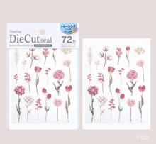 Charger l&#39;image dans la galerie, Tracing Die Cut seal -Dry flower- sticker
