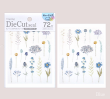 Charger l&#39;image dans la galerie, Tracing Die Cut seal -Dry flower- sticker
