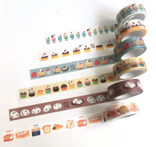 Carica l&#39;immagine nel visualizzatore di Gallery, Okashinadobutsukobo washi tape -Pan-
