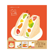 Carica l&#39;immagine nel visualizzatore di Gallery, &quot;Okashinadobutsukobo&quot; Memopad -pan-
