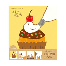 Carica l&#39;immagine nel visualizzatore di Gallery, &quot;Okashinadobutsukobo&quot; Memopad -sweets-
