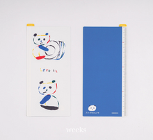 Charger l&#39;image dans la galerie, Pre-order Hobonichi Pencil board Love it Love it Panda[Original/Weeks/Cousin]
