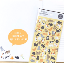 Lade das Bild in den Galerie-Viewer, Sticker selection &quot;lots of cats&quot; sticker from Japan&lt;GAIA&gt;
