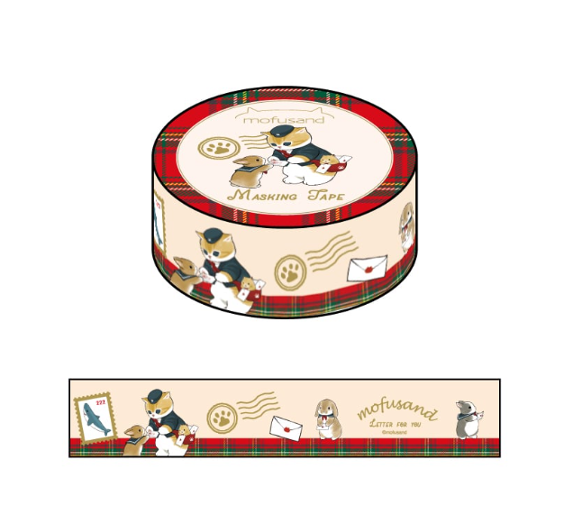 Mofusand Washi tape -Delivery Nyan- Japan Post Limited Edition