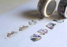 Carica l&#39;immagine nel visualizzatore di Gallery, Tora Neko Bon Bon Masking tape A
