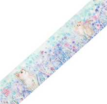 Lade das Bild in den Galerie-Viewer, Gold foil washi tape &quot;Flowers and Cats/Little Friends&quot; by BGM
