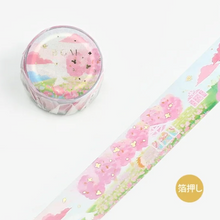 Lade das Bild in den Galerie-Viewer, Gold foil washi tape &quot;Dream Garden&quot; by BGM
