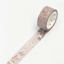 Lade das Bild in den Galerie-Viewer, Gold foil washi tape &quot;Garden Brown&quot; By BGM
