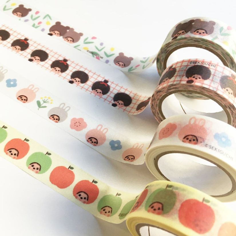 Washi tape -Monchhichi- by Furukawashiko