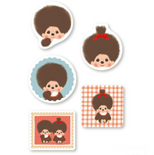 Carica l&#39;immagine nel visualizzatore di Gallery, Washi Flake Seal -monchhichi- by Furukawashiko
