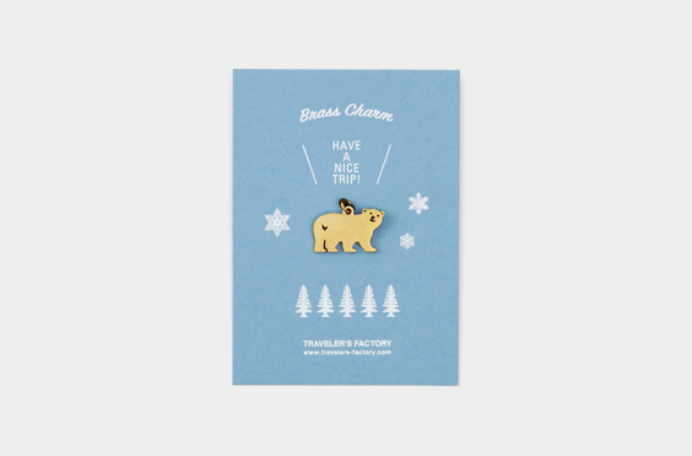Travelers factory Brass Charm -Bear-
