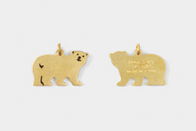 Load image into Gallery viewer, Travelers factory Brass Charm -Bear-
