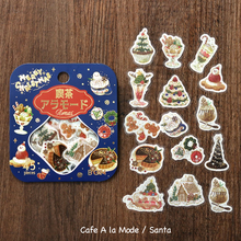 Lade das Bild in den Galerie-Viewer, Flake Seal Christmas Limited &quot;Cafe A la Mode Santa/Post office letter to Santa&quot; by BGM flake sticker
