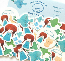 Carica l&#39;immagine nel visualizzatore di Gallery, mizutama daily life Flake sticker by Furukawashiko
