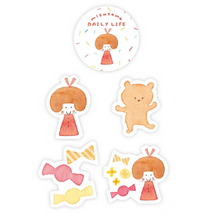 Carica l&#39;immagine nel visualizzatore di Gallery, mizutama daily life Flake sticker by Furukawashiko
