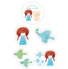 Carica l&#39;immagine nel visualizzatore di Gallery, mizutama daily life Flake sticker by Furukawashiko
