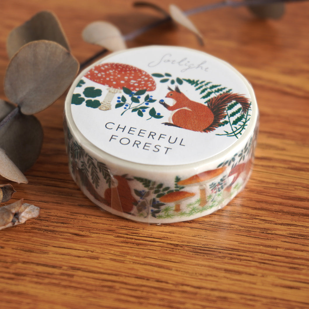 CHEERFUL FOREST masking tape