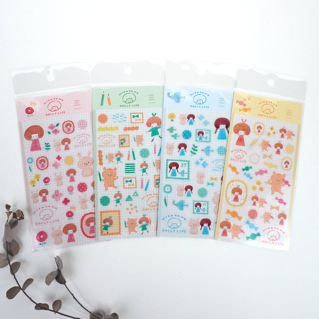 mizutama daily life Sheet sticker by Furukawashiko