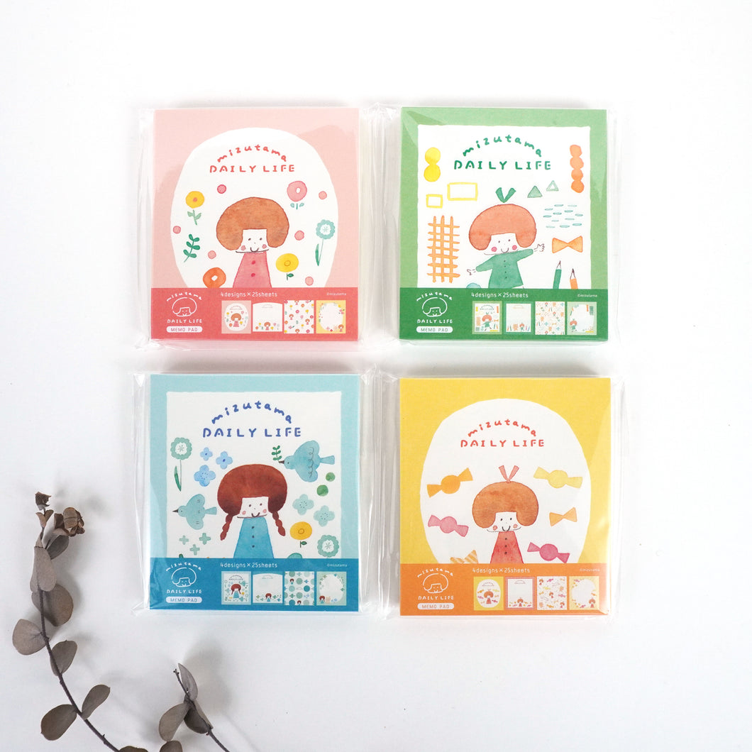 mizutama daily life memo pads by Furukawashiko