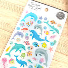 Charger l&#39;image dans la galerie, Sticker Selection &quot;mermaid/dolphin&quot;
