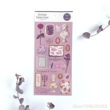 Load image into Gallery viewer, Sticker Selection &quot;Pink Roses/Blue Roses&quot; Sheets &amp; Flake sticker
