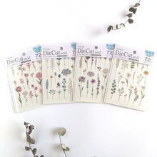 Charger l&#39;image dans la galerie, Tracing Die Cut seal -Dry flower- sticker
