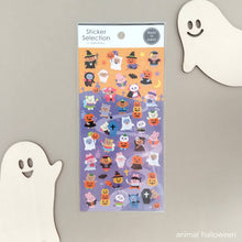 Lade das Bild in den Galerie-Viewer, Sticker Selection &quot;animal halloween/pumpkin and ghost&quot; from Japan&lt;GAIA&gt;
