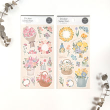 Lade das Bild in den Galerie-Viewer, Sticker selection &quot;Blooming Flowers&quot; from Japan&lt;GAIA&gt;
