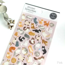 Lade das Bild in den Galerie-Viewer, Sticker selection &quot;lots of cats&quot; sticker from Japan&lt;GAIA&gt;
