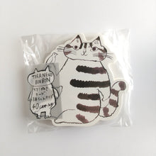 Charger l&#39;image dans la galerie, Tora Neko Bon Bon Die cut card A
