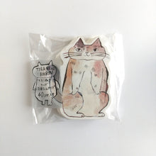 Charger l&#39;image dans la galerie, Tora Neko Bon Bon Die cut card C
