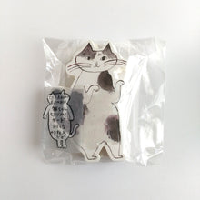 Lade das Bild in den Galerie-Viewer, Tora Neko Bon Bon Die cut card D
