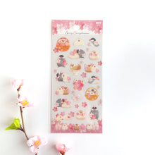 Load image into Gallery viewer, Collection sticker &quot;Sakura &amp; Java sparrow&quot;
