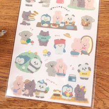 Charger l&#39;image dans la galerie, poyacco sticker(pink/cream)from Japan by GAIA
