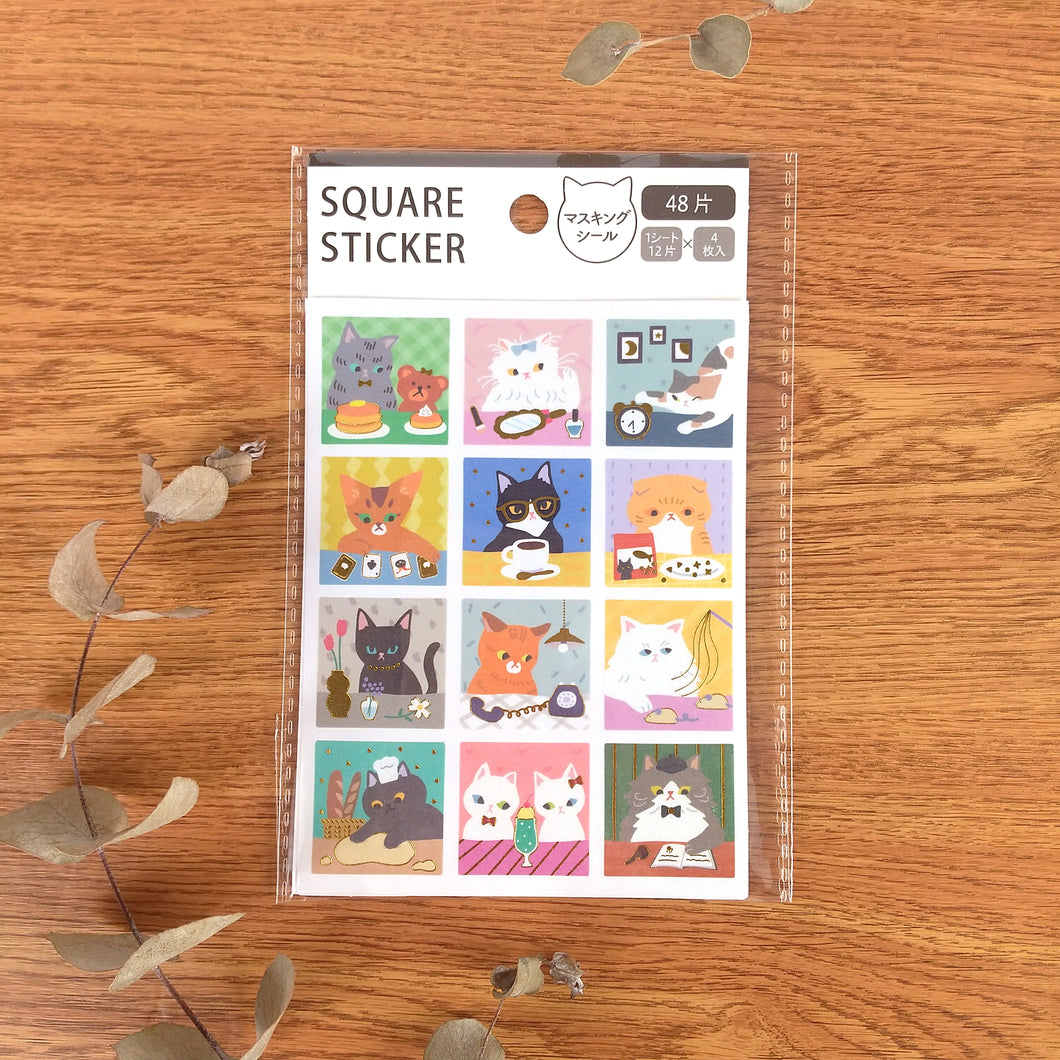 Masking Square sticker 