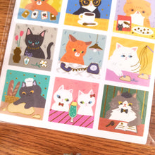 Load image into Gallery viewer, Masking Square sticker &quot;Cat&quot;
