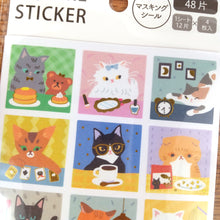 Load image into Gallery viewer, Masking Square sticker &quot;Cat&quot;
