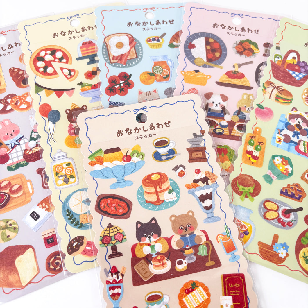 Happy Belly sticker (Onakashiawase) from Japan by mind wive