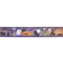 Carica l&#39;immagine nel visualizzatore di Gallery, Halloween foil Washi tape &quot;cat &amp; ghost”
