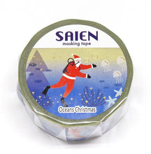 Charger l'image dans la galerie, Washi tape "Oceans Christmas" masking tape by SAIEN
