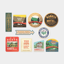 Charger l&#39;image dans la galerie, TRAVELER’S notebook &quot;KANAYA HOTEL × Traveler&#39;s Company&quot; sticker set Travelers notebook
