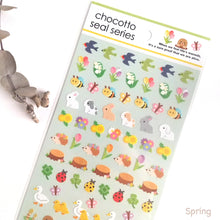 Load image into Gallery viewer, chocotto seal &quot;Come Spring&quot; mini sticker from Japan&lt;GAIA&gt;
