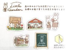 Carica l&#39;immagine nel visualizzatore di Gallery, Limited edition Washi Flake sticker &quot;Little Garden&quot; by Furukwashiko from Japan
