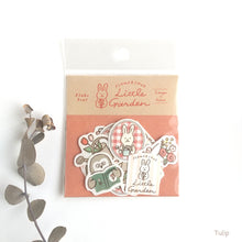 Carica l&#39;immagine nel visualizzatore di Gallery, Limited edition Washi Flake sticker &quot;Little Garden&quot; by Furukwashiko from Japan
