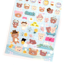 Load image into Gallery viewer, Rilakkuma sticker &quot;I came to Nekoneko Sento&quot; &lt;San-X&gt; from Japan
