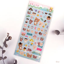 Load image into Gallery viewer, Rilakkuma sticker &quot;I came to Nekoneko Sento&quot; &lt;San-X&gt; from Japan
