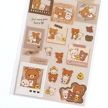 Load image into Gallery viewer, Rilakkuma sticker &quot;memory frame&quot;by SanX from Japan
