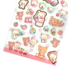 Load image into Gallery viewer, Rilakkuma sticker &quot;Full of strawberry day&quot;by San-X from Japan
