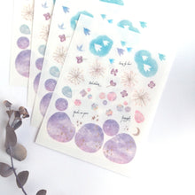 Carica l&#39;immagine nel visualizzatore di Gallery, Tracing Die Cut seal , tracing sticker &quot;Clear Day&quot; from Japan by Kyowa
